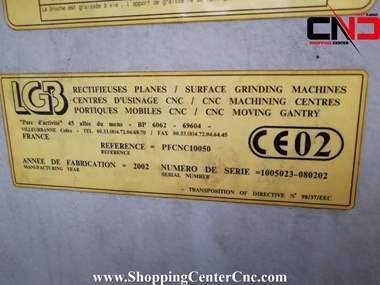 فرز سی ان سی سه محور LGB Huron PFCNC 10050ساخت فرانسه